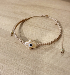Pulsera Hamsa Beige en internet