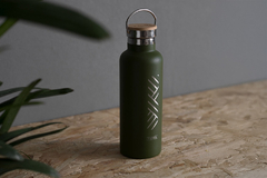 Botella Térmica Acero Inoxidable Reutilizable Línea Elemetos Meraki 600ml - tienda online