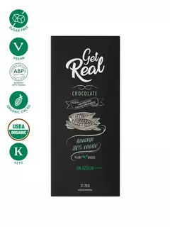 Chocolate Real Sin Conservantes Ni Aromatizantes (Opciones Veg Y Orgánicas) Get Real 70 Grs - comprar online