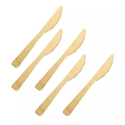 Cuchilos De Bambu Bamboo Ecológicos (5 unidades)