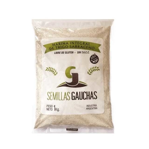 Harina Integral De Trigo Sarraceno Sin Tacc Semillas Gauchas