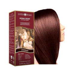 Henna En Crema CHOCOLATE 94% Natural Vegano Sin Amoniaco Surya Brasil 70 ml
