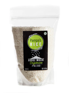 Arroz Mochi Blanco Pulido Orgánico (A Granel) Pampa's Organic