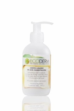 Jabón Liquido Corporal Vegano Sin Tacc Ecoderm 200 cc
