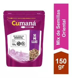 Mix Oriental (sesamo negro, blanco, int) Sin Gluten Cumana 150 Grs
