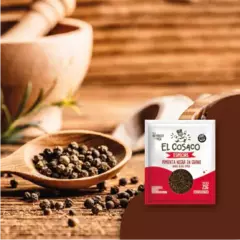 Pimienta Negra En Granos (Bolsita) Sin Gluten El Cosaco 25 Grs - comprar online