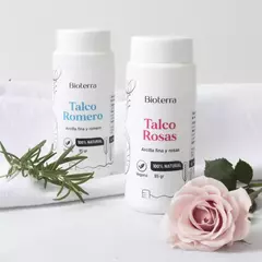 Talco 100% Natural Vegano Bioterra 85Grs