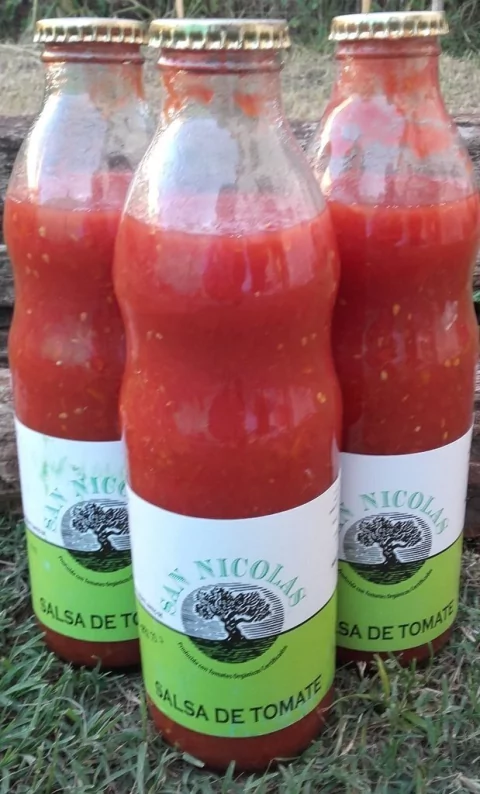 Salsa De Tomates Triturados Orgánicos San Nicolás 1Lt
