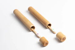 Estuche Porta Cepillo De Dientes De Bambu Travel Case Meraki x unidad - comprar online