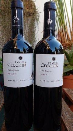 Vino Merlot Orgánico Flia. Cecchin 750ml