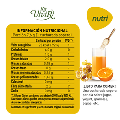 Kit Vivir NUTRI: Mix Semillas Nutritivas Para Desayuno 230Gr - TEMPLE ORGANICO - Tienda De Alimentos Orgánicos y Agroecológicos