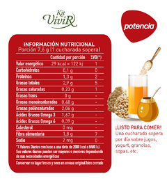 Kit Vivir POTENCIA: Guaraná + Ginseng + Chia + Lino (Detox Energizante) 230Gr - TEMPLE ORGANICO - Tienda De Alimentos Orgánicos y Agroecológicos