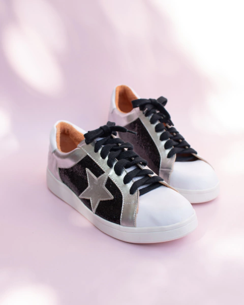 GOLDEN GLITTER NEGRO PLATA - comprar online