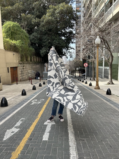 Manta Bifaz Flor Flecos