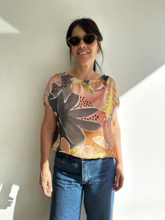 Top Cozy Seda Brasil Peltre - comprar online