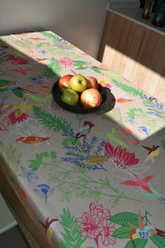 Mantel Pajaros Easy Clean