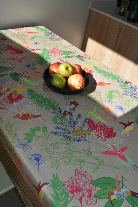 Mantel Pajaros Easy Clean
