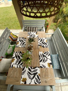 Individual Flor Algodon - comprar online