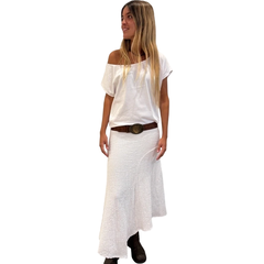 Pollera Atenea Blanca