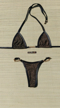 BIQUINI AVA LUREX FIO GOLD CORRENTES