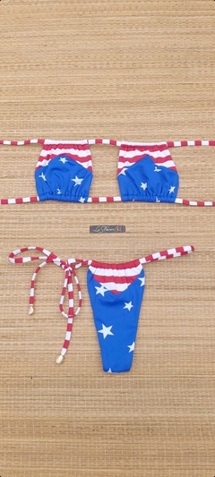 BIQUINI CORTININHAS BANDEIRA AMERICANA
