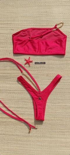 BIQUINI SANTORINI CORRENTES VERMELHO - La Favorithá Biquinis 