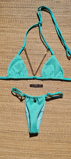 BIQUINI BAHAMAS LUREX VERDE