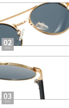 Óculos de Sol Premium Metal Classico 2W25 23311 na internet