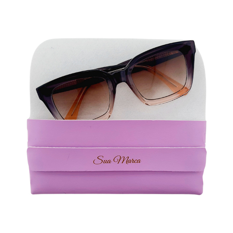 Case para Óculos COPACABANA PREMIUM Lilás Pacote com 10 unidades - comprar online