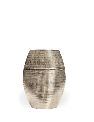 Vaso Decoração Aço Africano