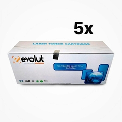 Kit 5 Cartucho Toner Compatível TN580 TN 650 DCP8080 8085 8890 HL5350