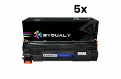 Kit 5 Cartucho Toner Compatível CF283A M125 M127 M128 M202 - comprar online