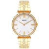 Relógio feminino analógico Orient FGSS0167 S3KX Dourado strass