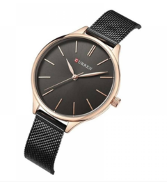Relógio feminino Curren analógico C9024L - Preto - comprar online
