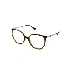 Armação para óculos de grau Kipling KP 3126 G986 Marrom hexagonal - NEW GLASSES ÓTICA
