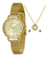 Relógio feminino analógico Lince LRGJ141L KN62 Dourado pequeno