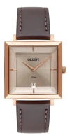 Relógio unissex analógico Orient LRSC1003 Marrom pulseira de couro