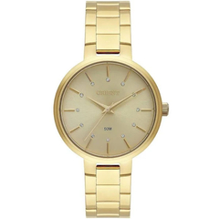 Relógio analógico feminino Orient FGSS0171 B1KX Dourado