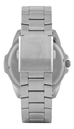 Relógio analógico masculino Orient MBSS1394 D2SX Prata e azul escuro na internet