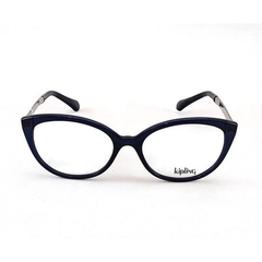 Armação para óculos de grau Kipling KP 3093 E747 Preta e dourada
