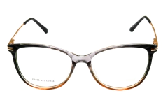 Armação para óculos de grau New Glasses FS809 Acetato preta