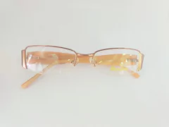 Armação para óculos de grau London Prime L2760 COL. KG Metal laranja claro