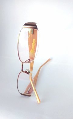 Armação para óculos de grau London Prime L2760 COL. KG Metal laranja claro