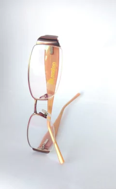 Armação para óculos de grau London Prime L2760 COL. KG Metal laranja claro
