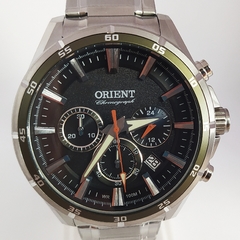 Relógio Orient masculino cronógrafo MBSSC219 G1SX Prata - comprar online