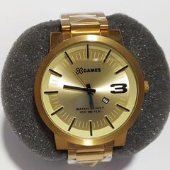 Relógio grande Xgames XMGS1007 C2KX Dourado masculino na internet