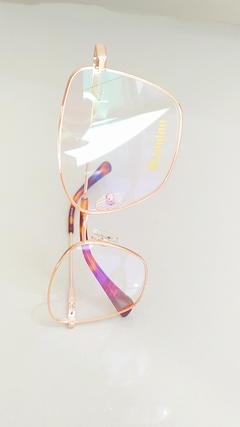 Armação para óculos de grau London L3028 COL. DB Feminina metal rose na internet