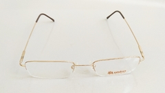 Armação para óculos de grau London L-5513 C. 1 C. 4 Metal e fio de nylon dourada na internet