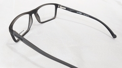 Armação para óculos de grau Arnette AN 7083L 2398 Preta e cinza acetato - NEW GLASSES ÓTICA