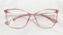 Armação para óculos de grau Jean Monnier J8 3214 I551 Acetato rosa
